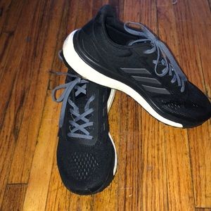 Black Adidas Boost Running Shoes